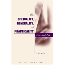 The Speciality, Generality,...