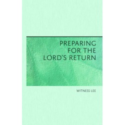 Preparing for the Lord's...